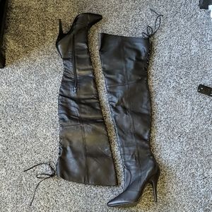 Pleaser Legend-8899 Thigh High Leather Boots